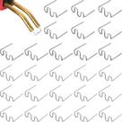 Hastes de solda Hot Staples 1000 unidades para reparo de pára-choques