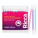Hastes Flexiveis Com Ponta de Algodão com 150u - Ricca