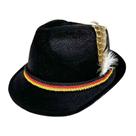Hat Beer Festival Jazz Fedora Black Felt com pena