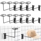 Hat Displayer Blulu para Gridwall Metal Hat Helmet Rack x12