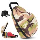 Hat Travel Hard Case Glamgen para bonés de beisebol, 6 chapéus