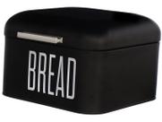 Hauskraft Porta Pão Manhattan Aço Galvanizado Preto 20cm Cozinha Moderna