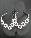Havaianas Color Preto Bordado 5 Flores Havaianas Color Preto Bordado 5 Flores