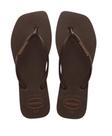Havaianas feminina slim square logo pop up