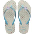 Havaianas k sl glitter ii fc (bege palha)