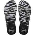 Havaianas Slim Animals Preto/Prata Havaianas Slim Animals Preto/Prata