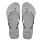 Havaianas Slim Glitter Edge fc (Cinza gelo)