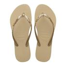 Havaianas Slim Glitter II/Dourado Claro Metálico