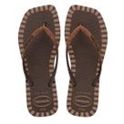 Havaianas Square Glitter - Café Tamanho:39/40Cor:Marrom