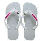 Havaianas Top Placa Logo + Pin Coqueiro + Pin Agua De Coco
