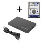 HD externo de 500GB Case 2.5 com HD de 500GB 3.0
