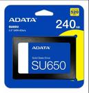 HD SSD240GB Adata 3 2.5 SU650 ASU650SS-240GT-R 240GB preto HD SSD240GB Adata 3 2.5 SU650 ASU650SS-240GT-R 240GB preto