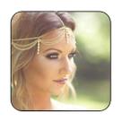 Head Chain Jewelry Catery Gold Hair Chain para mulheres