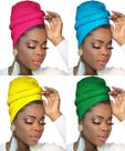 Head Wraps Ftoronaly para mulheres negras, pacote com 4 cachecóis de hijab