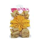 Headdresses 2 conjunto 3 pçs/set novo bebê crianças bandana floral meninas elástico bowknot headwear acessórios