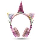 Headphone Fone De Ouvido Sem Fio Bluetooth Unicórnio Brilho