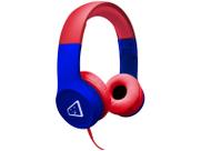 Headphone Infantil ELG Safe Kids Spider - Vermelho e Azul