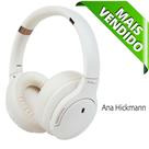 Headphone Kross KE-HBC05 KrossHick Pro Sound Bege Bluetooth Autonomia Até 30 horas ana hickmann