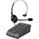Headset base discadora com ajuste digital do volume recepção