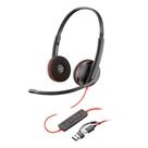 Headset Blackwire C3220 8X228AA Estéreo na Orelha com Conexão USB e P2 3,5mm Preto Poly Headset Blackwire C3220 8X228AA Estéreo na Orelha com Conexão USB e P2 3,5mm Preto Poly