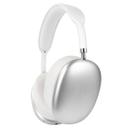 Headset Bluetooth prata para uso diário e mais conforto