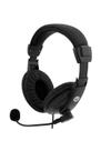 Headset Bright Office Haste Regulável e Microfone Preto Profissional 507