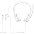 Headset Com Fio USB Logitech H390 - Branco - 981-001285