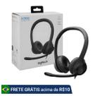 Headset com fio USB Logitech H390 Preto