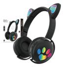 Headset Fone De Ouvido Sem Fio Led Orelha Gato Headphone