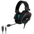 Headset Gamer A+ P3 3,5mm Atis Preto AH200 Para Ps5 e Xbox