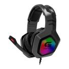 Headset gamer black hawk preto led rgb p3 70530 fortrek