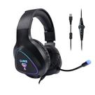 Headset gamer com fio luz led hm709 clanm