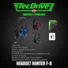 Headset gamer f-8 hunter