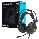 Headset Gamer Fortrek Crusader Preto RGB P2 e USB 5140 Headset Gamer Fortrek Crusader Preto RGB P2 e USB 5140