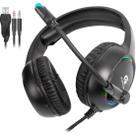 Headset Gamer Fortrek Holt P2 + USB RGB Preto