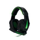 Headset Gamer HG8657 USB e P2 Preto e Verde Headset Gamer HG8657 USB e P2 Preto e Verde