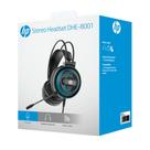 Headset Gamer Hp Conexão P2 Dhe-8001 Cor Preto Luz Azul