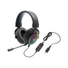 Headset Gamer HP DHE 8005S 7 1 Surround USB RGB Preto