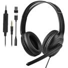 Headset Gamer Koiiko com Fio USB-C 3,5 mm com Microfone Giratório Headset Gamer Koiiko com Fio USB-C 3,5 mm com Microfone Giratório