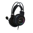 Headset Gamer Mizar, 3D Surround 7.1, RGB, Microfone Omnidirecional, Cabo Nylon USB, Preto, HGMZ, ELG