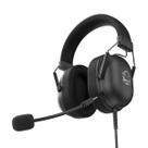 Headset Gamer Pcyes Kamar Black Vulcan, Usb, Driver 50Mm, Microfone Destacável - Hgkm50Bv