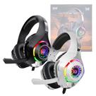 Headset Gamer Profissional Com Microfone e Led Rgb GS410