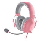Headset Gamer Razer Blackshark V2 X Quartz Com Fio Rosa