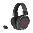 Headset Gamer Redragon Arrow Preto 7.1 Surround Virtual USB Tipo-C Microfone Removível Drivers 53mm H858