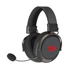 Headset Gamer Redragon Arrow Sem Fio, Drivers de 53mm, Microfone Destacável, 7.1 Preto