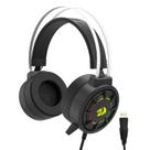 Headset gamer redragon grendel rgb preto h314-rgb