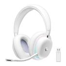 Headset Gamer Sem Fio Logitech G735, Coleção Aurora, RGB, Drivers 40mm, Bluetooth, USB, PC e Mac, Branco - 981-001082
