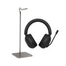 Headset Gamer Sony INZONE H5 com Fio e Sem Fio, Som Espacial 360 e Bateria Duradoura (Preto) com Suporte para Headphone em Liga de Metal (2 Itens)