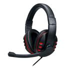 Headset Gamer Tyson USB 2.0 Controle Multi Função ELG Preto E Vermelho