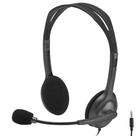 Headset H111 Stereo 981-000612 com Microfone com Cancelamento de Ruído 3.5mm Preto Logitech